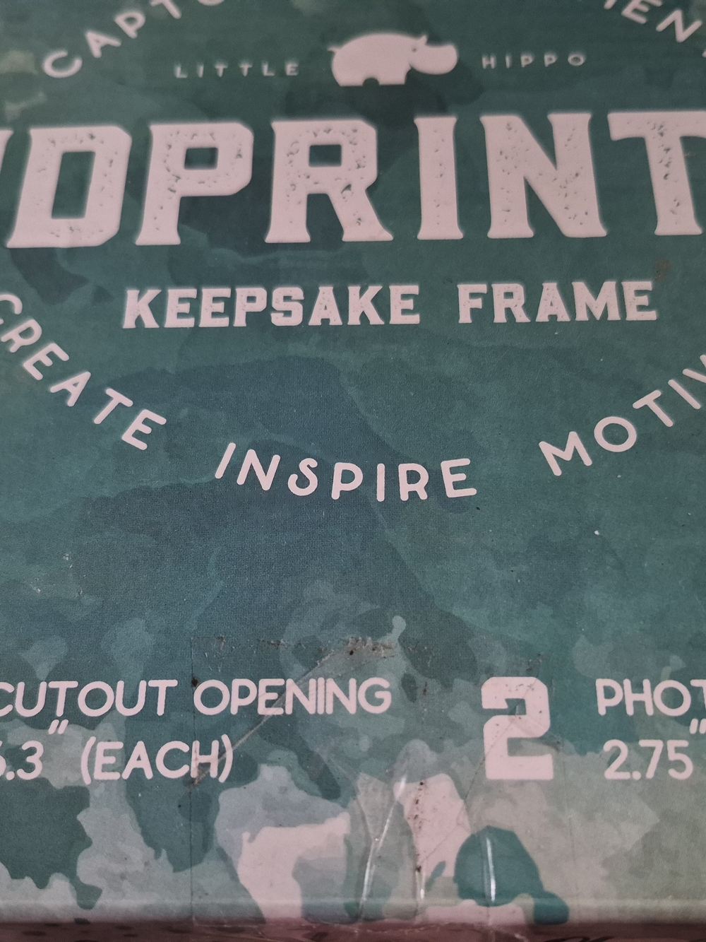 BNIB Keepsake Frame For Foot And Hand Kit